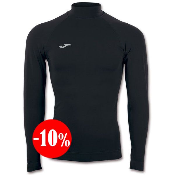 CAMISETA BRAMA CLASSIC MANGA LARGA NEGRO 2025 JOMA