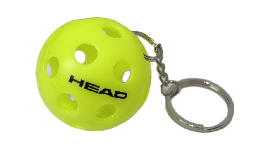 *LLAVERO PELOTA PICKLEBALL AMARILLO