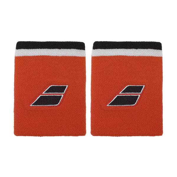 MUÑEQUERAS X2 TERRY JUMBO WRISTBAND ROJO-NEGRO