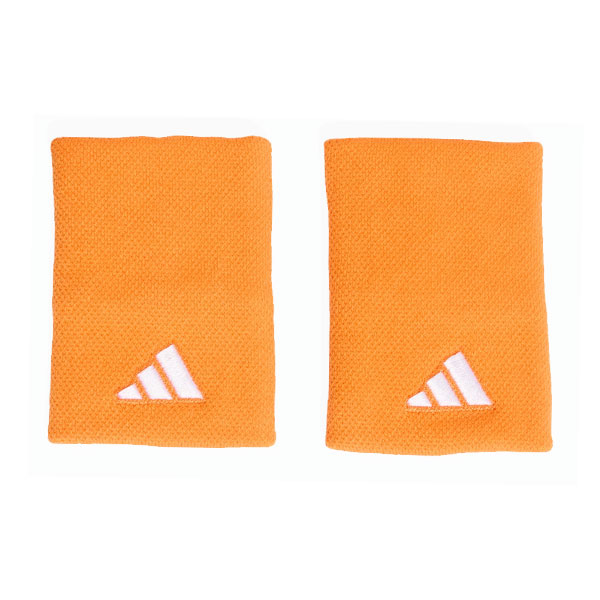 MUÑEQUERAS X2 GRANDES LOGO ADIDAS NARANJA