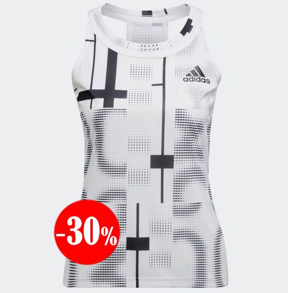 CAMISETA CLUB GRAPHIC TIRANTES BLANCO ADIDAS