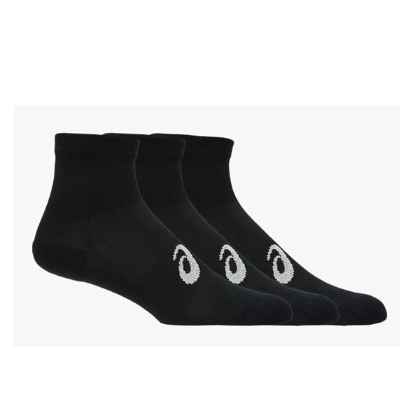 CALCETINES QUARTER X3 NEGRO