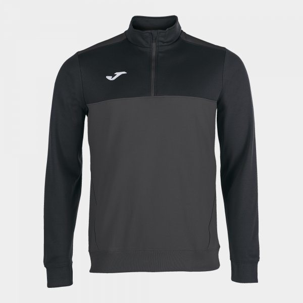 SUDADERA WINNER 1/2 CREMALLERA ANTRA-NEGRO