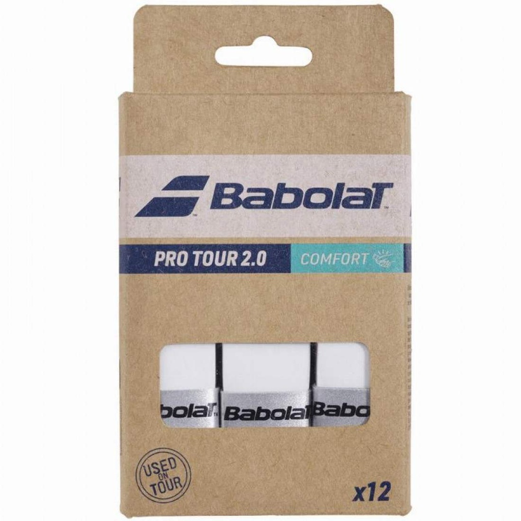 SOBREGRIPS PRO TOUR 2.0 X12 BLANCO