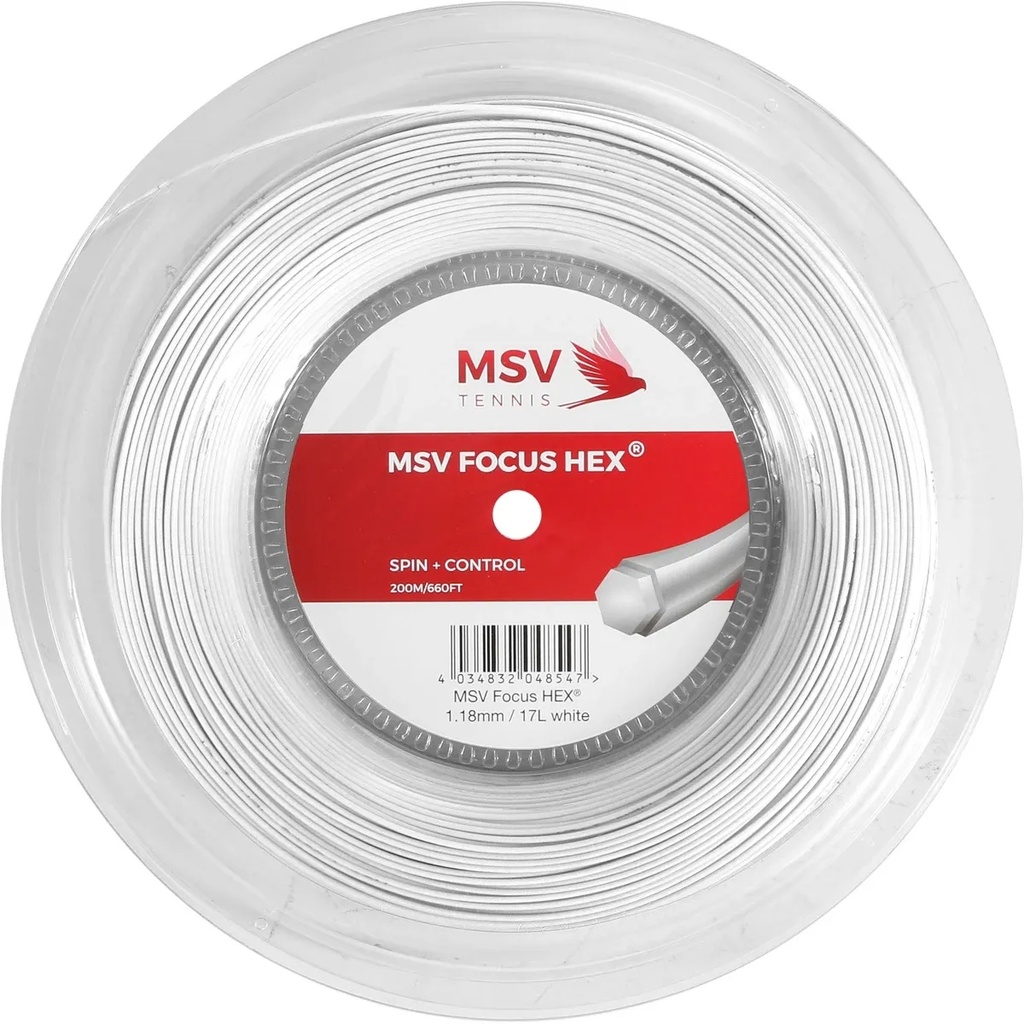 BOBINA 118/17 FOCUS HEX 200 METROS BLANCO