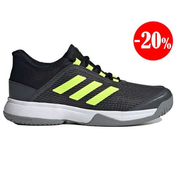 ZAPATILLAS ADIZERO CLUB K GRIS-LIMA ADIDAS