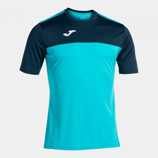 CAMISETA WINNER MANGA CORTA TURQUESA-MARINO