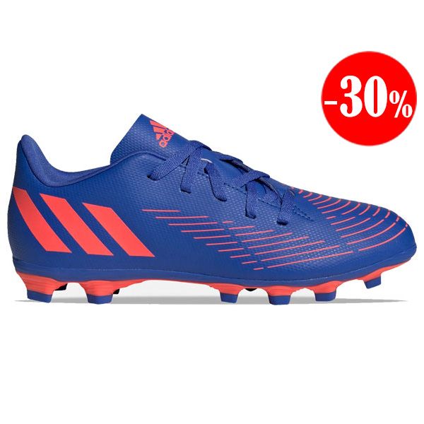 BOTA PREDATOR EDGE.4 FXG AZUL-ROJO ADIDAS