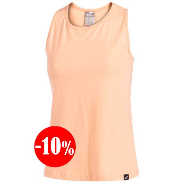 CAMISETA OASIS TIRANTES ALGODÓN SALMÓN 2025 JOMA
