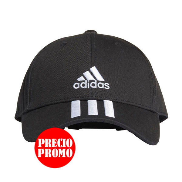 GORRA TWILL 3 BANDAS NEGRO 2024 ADIDAS