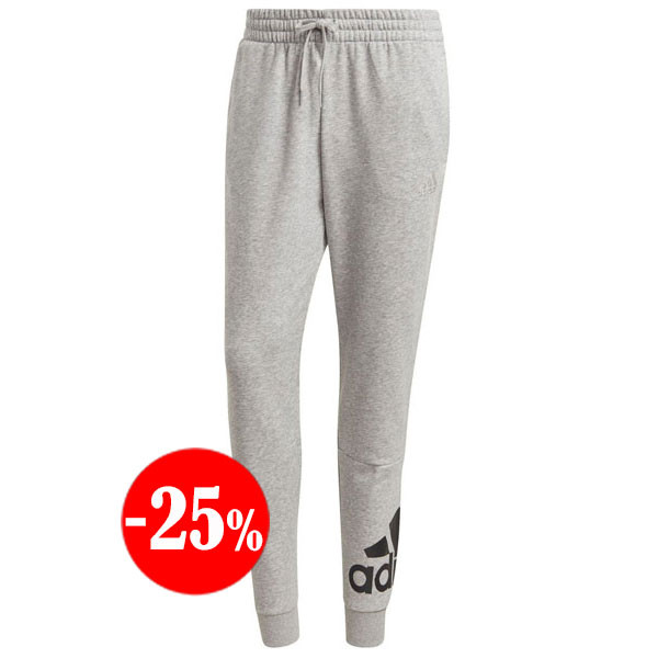 PANTALÓN ESSENTIALS FRENCH TERRY  LARGO GRIS ADIDAS