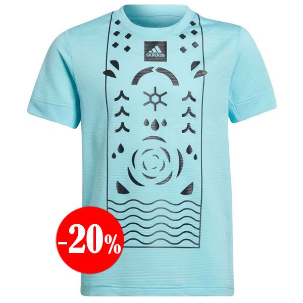 CAMISETA CLUB Q2 MANGA CORTA AZUL ADIDAS