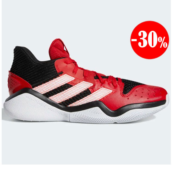 ZAPATILLAS HARDEN STEPBACK ROJO-NEGRO ADIDAS