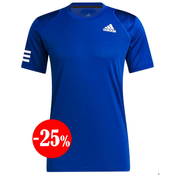 CAMISETA CLUB 3STR MANGA CORTA AZUL ADIDAS