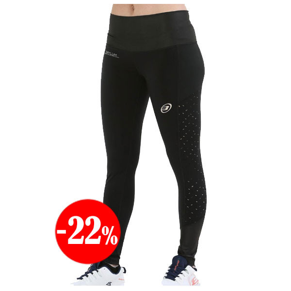PANTALÓN MALLA POETA LARGO NEGRO BULLPADEL