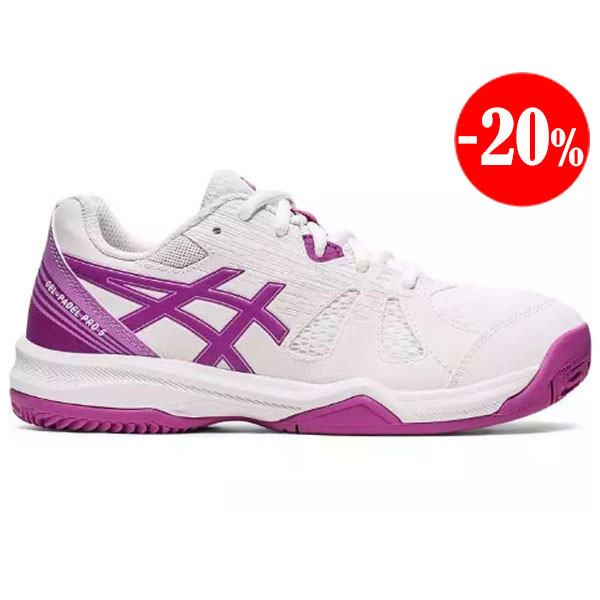 ZAPATILLAS PRO 5 GS GEL BLANCO-ROSA ASICS