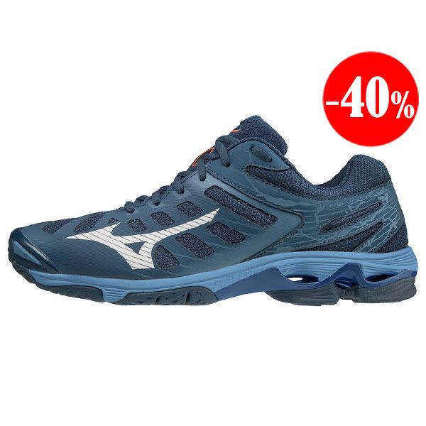 ZAPATILLAS WAVE VOLTAGE AZULES MIZUNO