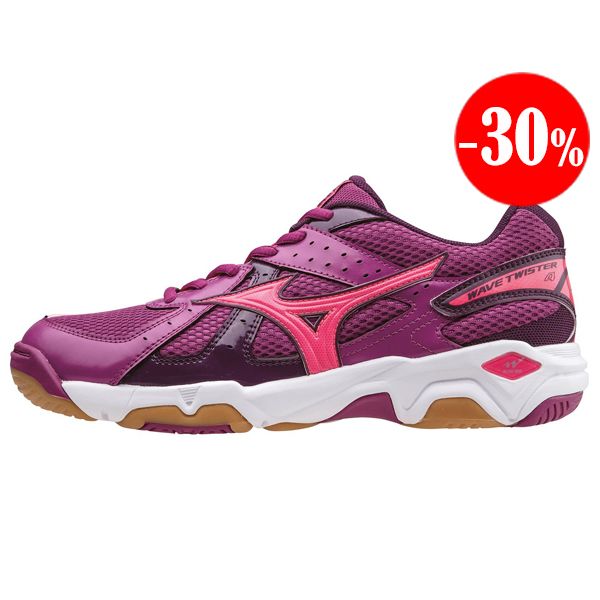 ZAPATILLAS WAVE TWISTER 4 MALVA MIZUNO