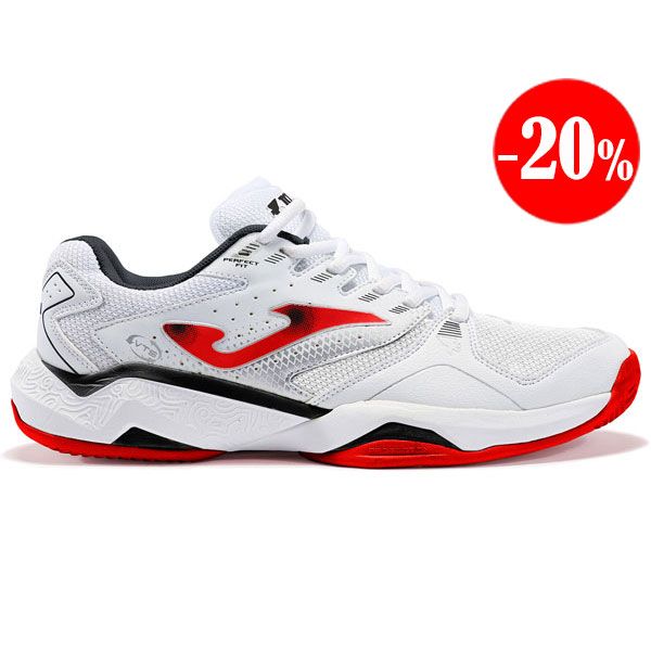 ZAPATILLAS T.MASTER 1000 2352 BLANCO-ROJO 2023 JOMA
