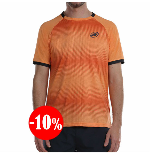 CAMISETA ACTUA MANGA CORTA NARANJA BULLPADEL