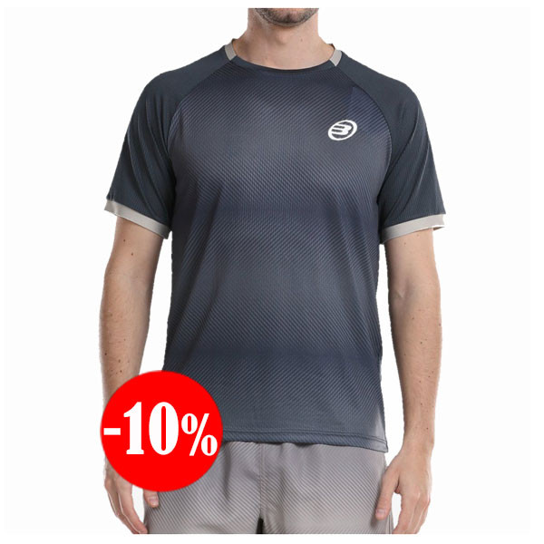 CAMISETA ACTUA MANGA CORTA CARBON BULLPADEL