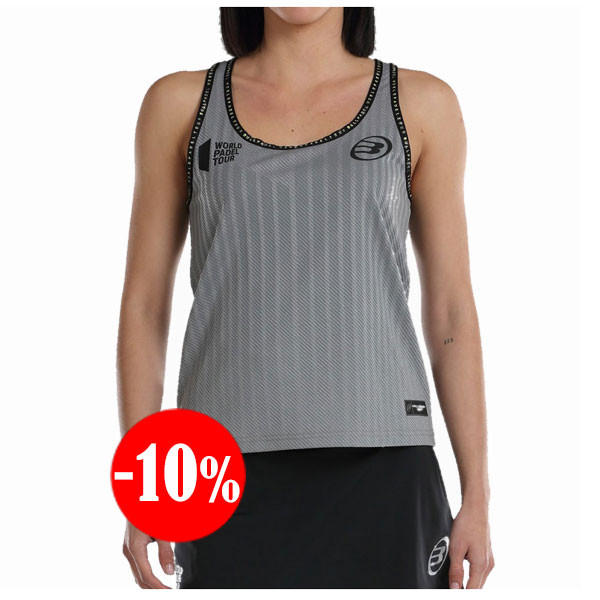 CAMISETA LUGAR TIRANTES GRIS-MEDIO-VIGORE BULLPADEL