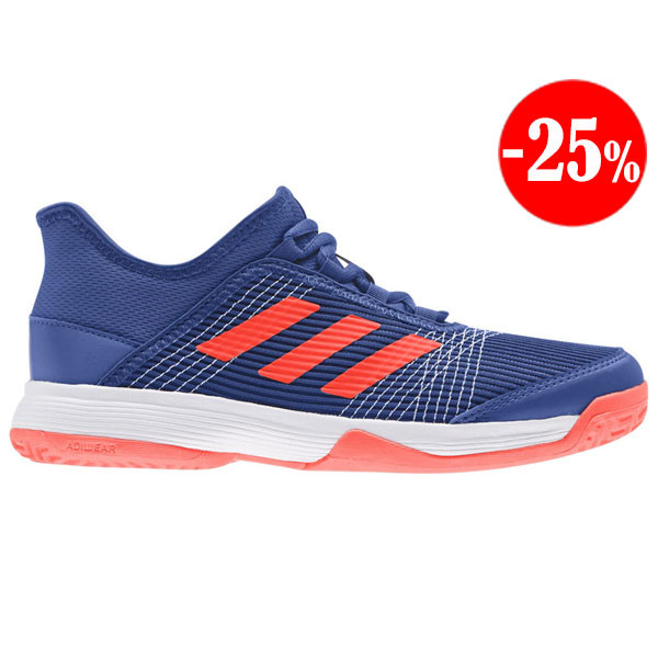 ZAPATILLAS ADIZERO CLUB K AZUL-NARANJA ADIDAS