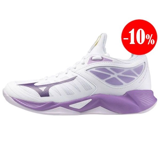 ZAPATILLAS WAVE DIMENSION BLANCO-LILA MIZUNO