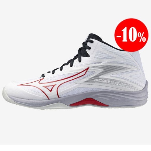ZAPATILLAS THUNDER BLADE Z MID BLANCO-ROJO MIZUNO