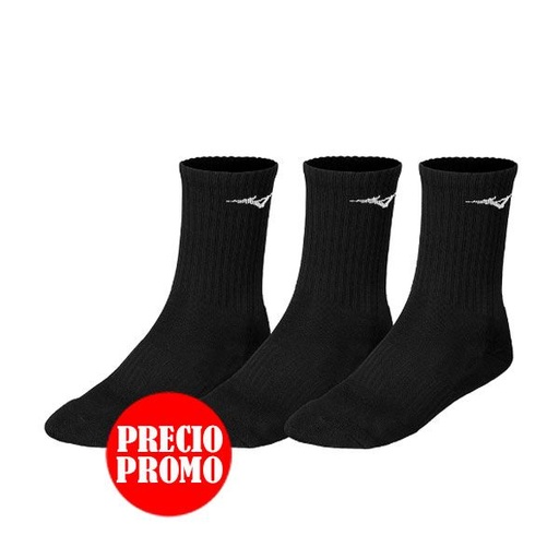 [32GX250509] CALCETINES TRAINING 3PARES NEGRO MIZUNO