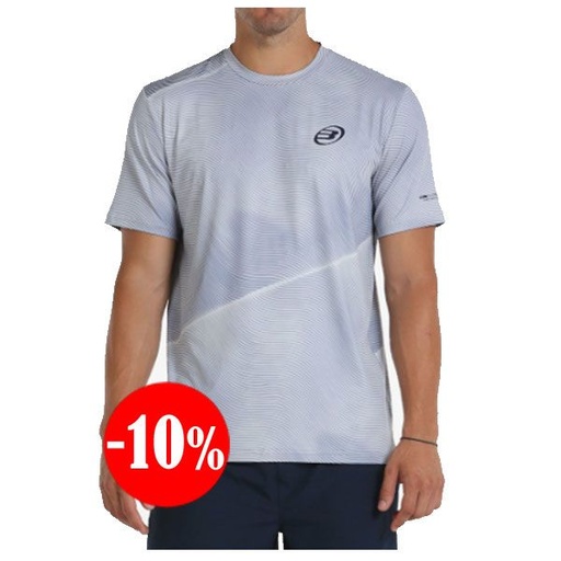 CAMISETA MISAR MANGA CORTA GRIS BULLPADEL