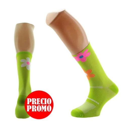 [PN-70 PISTA] CALCETINES FLORENCIA PISTACHO 2026 PIMIENTO NEGRO