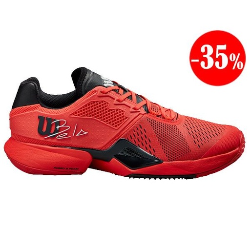 ZAPATILLAS BELA TOUR ROJO-NEGRO WILSON