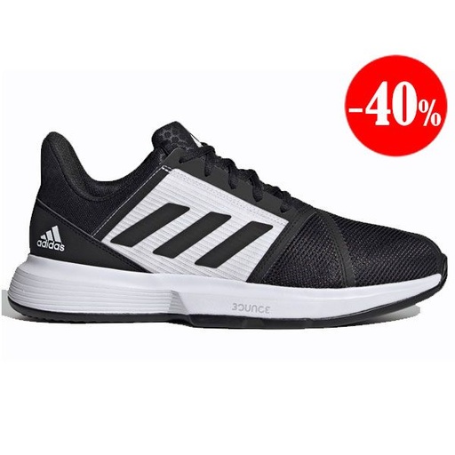 [FX1497] ZAPATILLAS COURTJAM BOUNCE CLAY NEGRO-BLANCO 2021 ADIDAS
