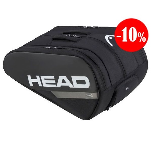 [260664-NEGBLA] PALETERO TOUR BAG L NEGRO-BLANCO HEAD