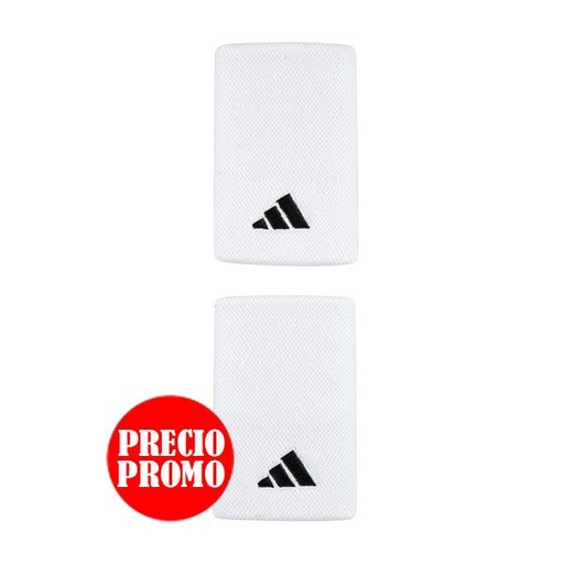 [HT3911] MUÑEQUERAS GRANDES WB L BLANCO ADIDAS