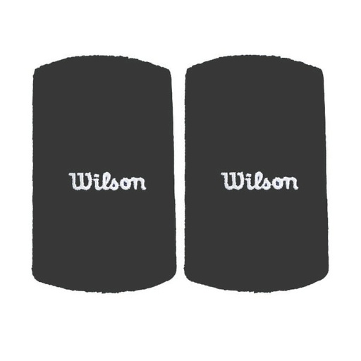 [WU00087511BKAOS] MUÑEQUERAS TERRY X2 NEGRAS
