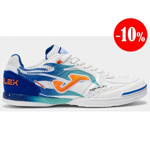 ZAPATILLAS TOP FLEX 2576 BLANCO-ROYAL 2025 INDOOR JOMA
