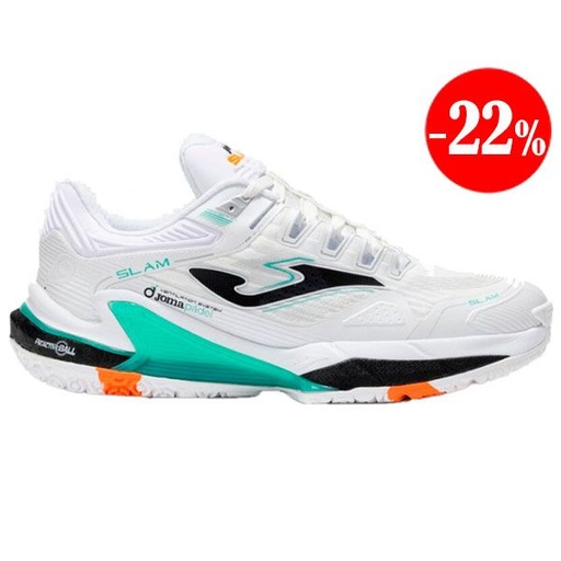 ZAPATILLAS SLAM 2502 BLANCO-TURQUESA 2025 JOMA