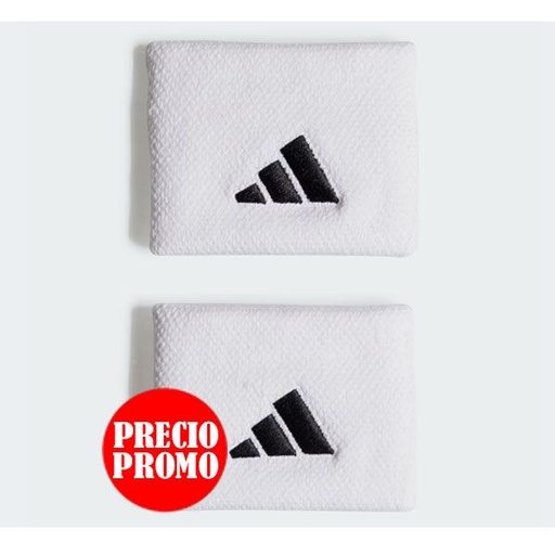 [HT3910] MUÑEQUERAS PEQUEÑAS BLANCA 2025 ADIDAS