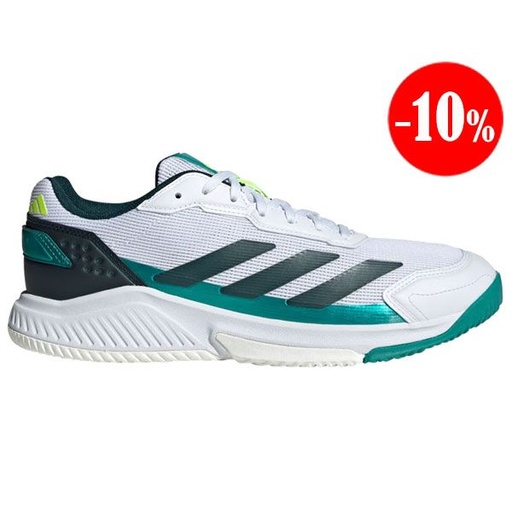 ZAPATILLAS COURTQUICK BLANCO-VERDE 2025 ADIDAS