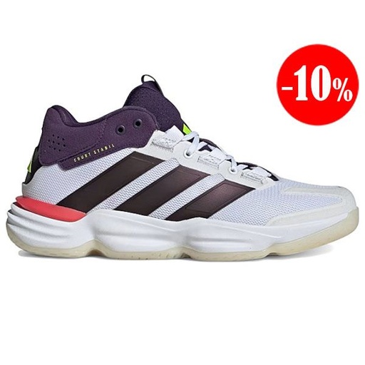 ZAPATILLAS COURTSTABIL BLANCO-LILA 2025 ADIDAS