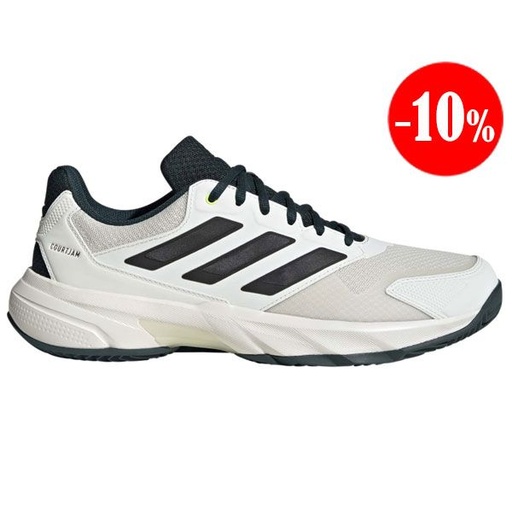 ZAPATILLAS COURTJAM CONTROL CLAY 2025 BLANCO-NEGRO 2025 ADIDAS