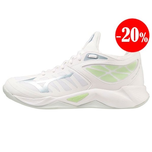 ZAPATILLAS WAVE DIMENSION BLANCO-VERDE MIZUNO