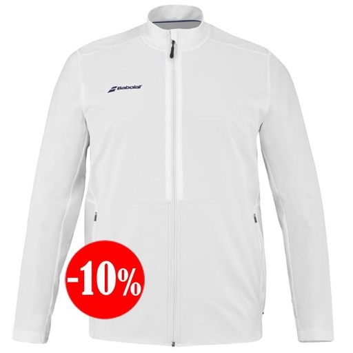 CHAQUETA PLAY CHÁNDAL BLANCO 2025 BABOLAT