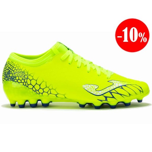 BOTAS GOL 2509 AMARILLO FLUOR ARTIFICIAL GRASS 2025 JOMA