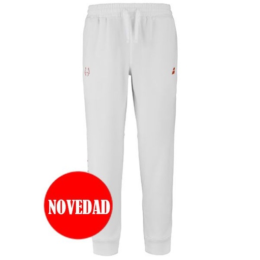 PANTALÓN JUAN LEBRóN LARGO BLANCO 2026 BABOLAT