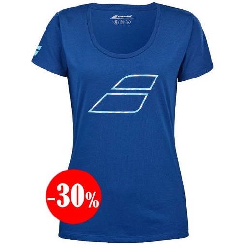 CAMISETA EXERCISE FLAG TEE MANGA CORTA MARINO 2025 BABOLAT