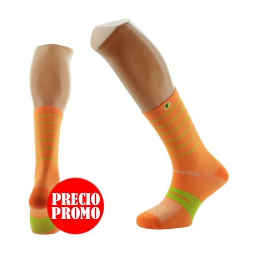 [PN-57 NARNAJA] CALCETINES STRIPES NARANJA 2026 PIMIENTO NEGRO