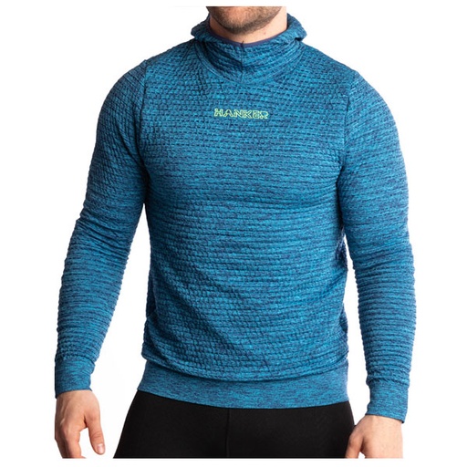 SUDADERA NADIS CAPUCHA TURQUESA